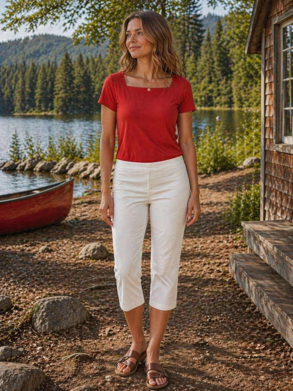 L.L. Bean Women's Chino capris size 12
